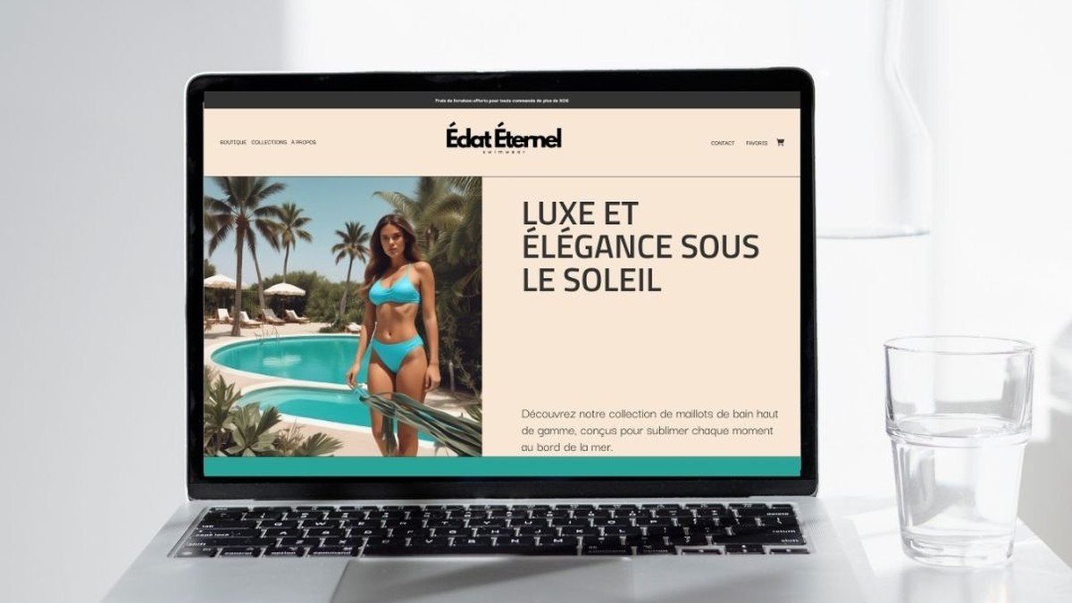 Maquette E-commerce — Conception UX/UI MAXDEV Nice