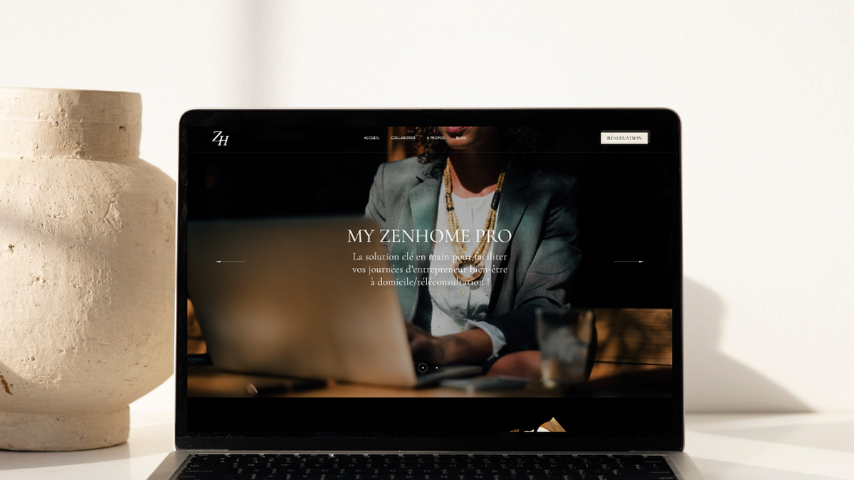 My ZenHome — Refonte Web Design MAXDEV Nice